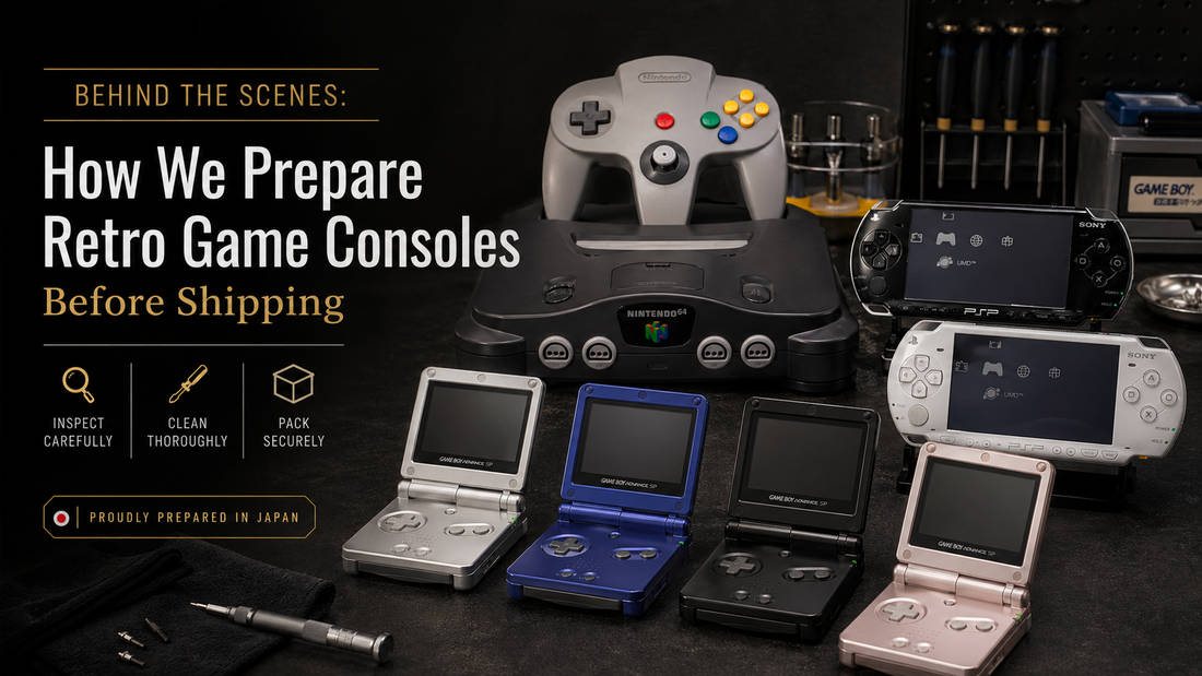 Behind the Scenes: How We Prepare Retro Game Consoles Before Shipping