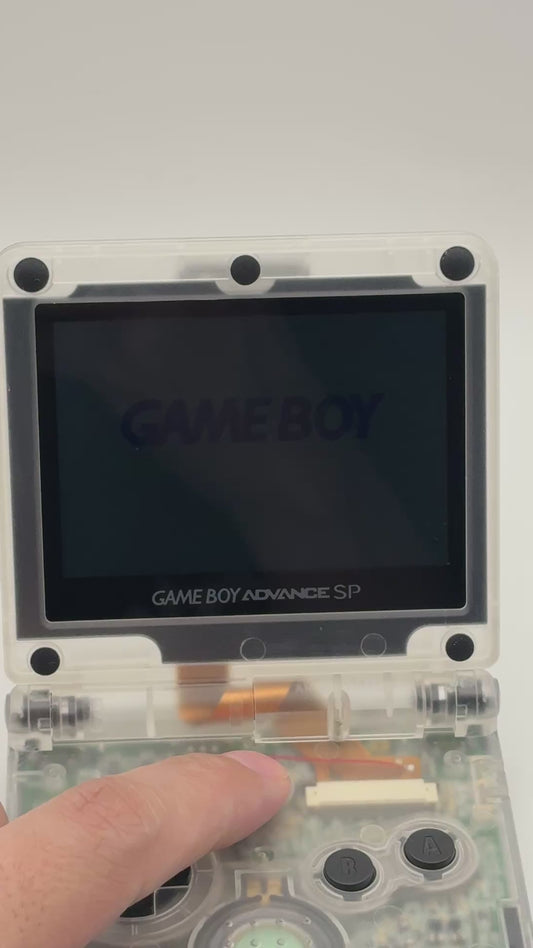 Nintendo Game Boy Advance SP Console with IPS V5 Screen & USB-C Charging - Choose Color